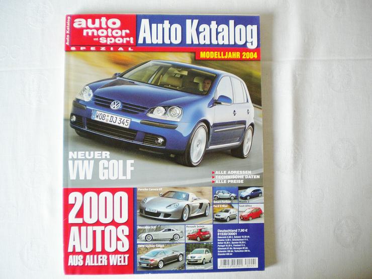 Auto Katalog-Modelljahr 2004-Auto Motor und Sport-Spezial
