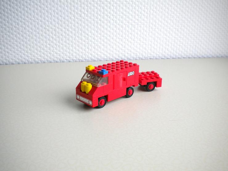 Lego 357.1-Feuerwehrwagen mit Anhänger von 1973 - Bausteine & Kästen (Holz, Lego usw.) - Bild 1