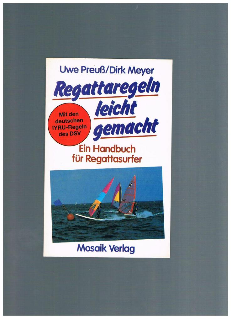 Regattaregeln leicht gemacht,Preuß/Meyer,Mosaik Verlag,1985 - Sport - Bild 1