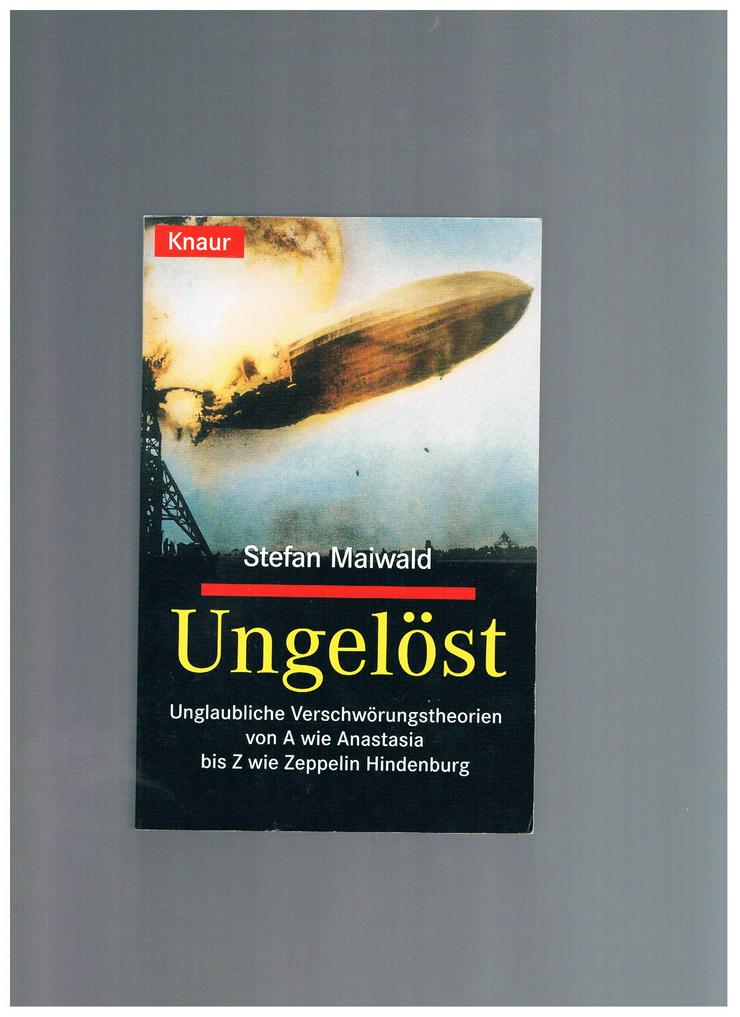 Ungelöst,Stefan Maiwald,Knaur Verlag,1999