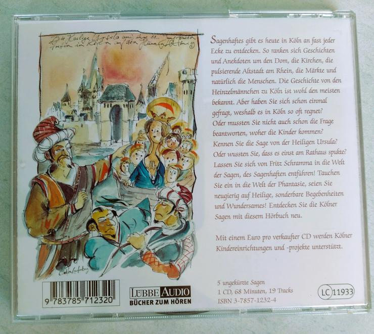 Sagenhaftes aus Köln (Oberbürgermeister Fritz Schramma liest)  Hörbuch-CD - Hörbücher - Bild 2