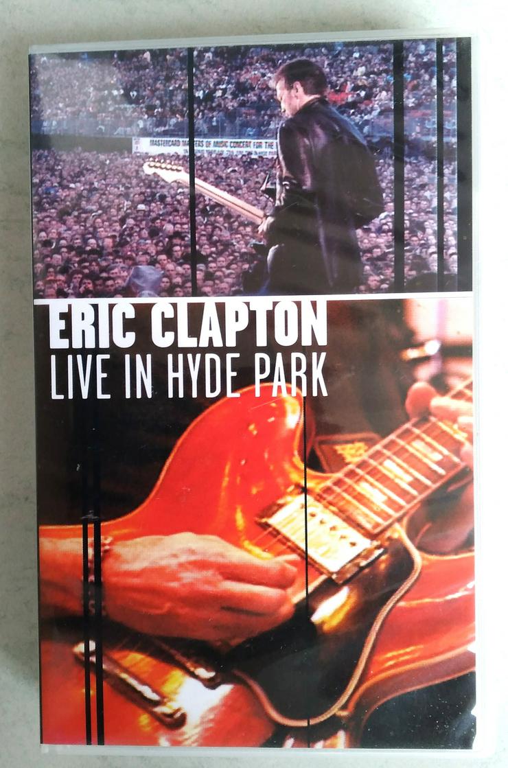 ERIC CLAPTON - Live in Hyde Park (VHS-Kassette / ca. 90 Minuten)