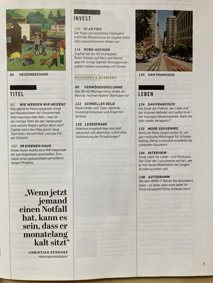 Capital 08/2023 August - UNGELESEN - Zeitschriften & Zeitungen - Bild 3