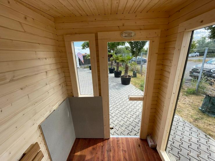Bild 5: Gartensauna "S-Box" Sauna Saunafass Wellness Terrasse
