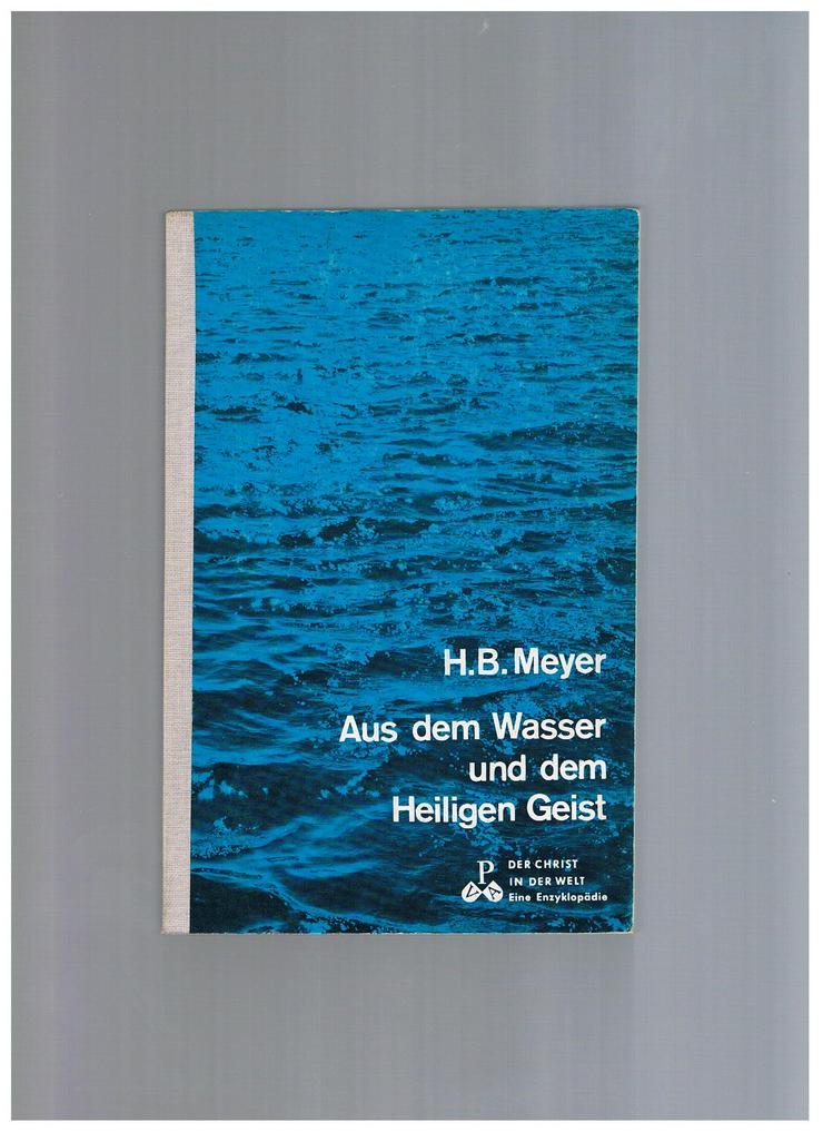 Aus dem Wasser und dem heiligen Geist,H.B.Meyer,Pattloch Verlag,1969