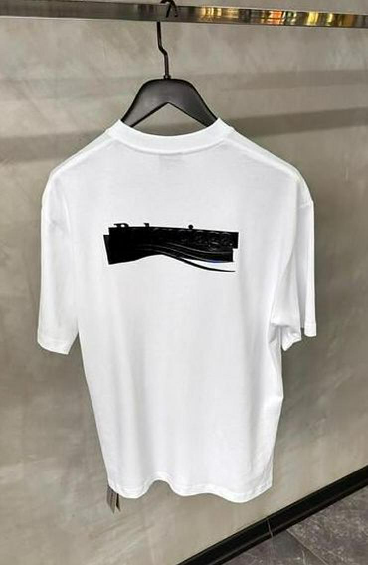 Bild 3: Balenciaga Political Campaign ending "Gaffer Tape" T-shirt in weiss NEU & OVP 100 % original