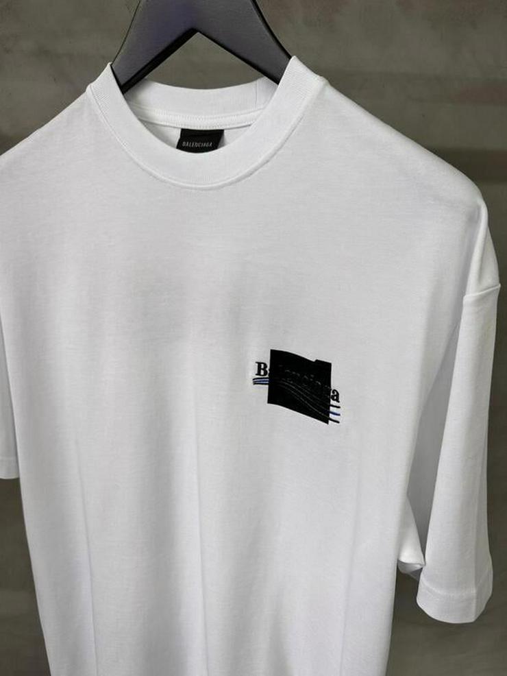 Bild 2: Balenciaga Political Campaign ending "Gaffer Tape" T-shirt in weiss NEU & OVP 100 % original