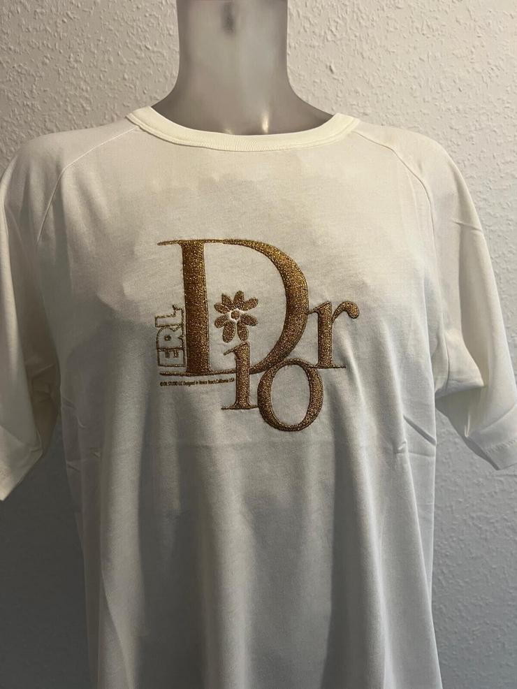 Bild 6: DIOR T Shirt RELAXED-FIT BY ERL in weiss NEU & OVP S-XXL