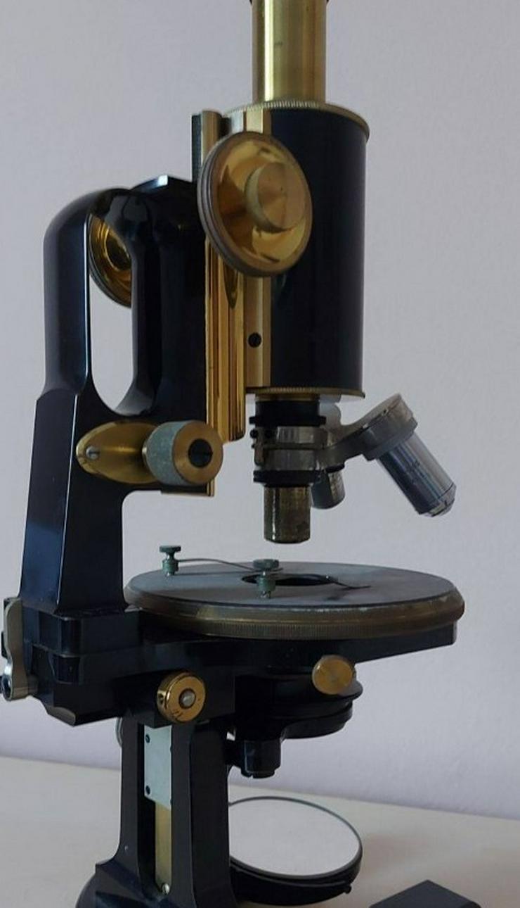 Bild 6: Antikes Carl Zeiss Jena Mikroskop  - 1907