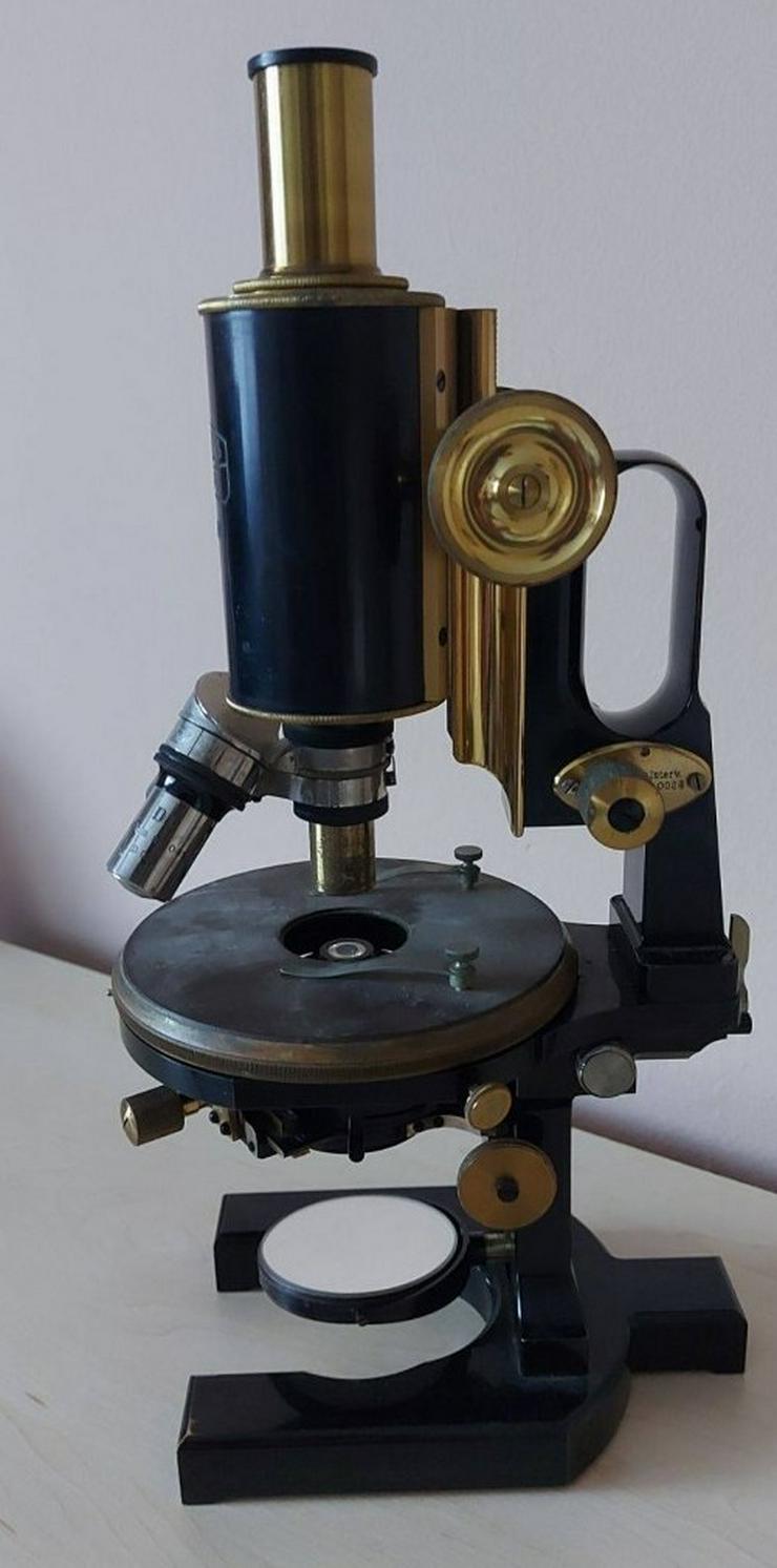 Bild 4: Antikes Carl Zeiss Jena Mikroskop  - 1907