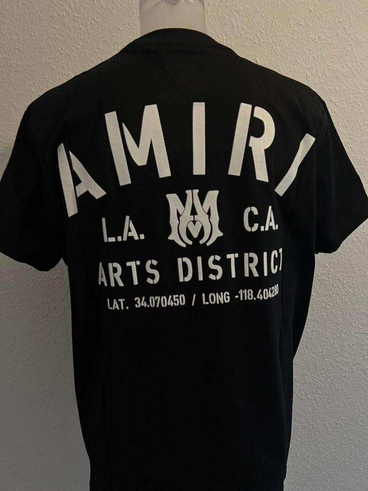 AMIRI ARTS DISTRICT T-SHIRT BLACK NEU & ORIGINAL Gr. S - XXL - Größen 56-58 / XL - Bild 3