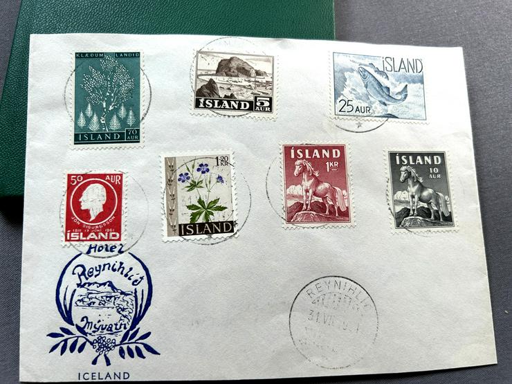 Bild 7: Island 1948-74 kleine Sammlung siehe Bilder