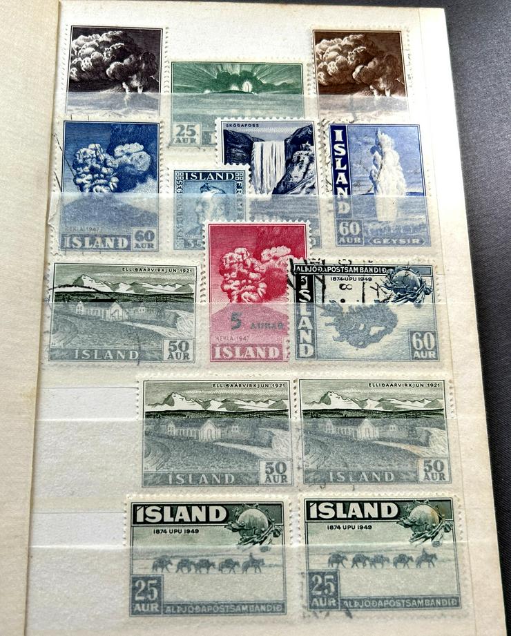 Bild 2: Island 1948-74 kleine Sammlung siehe Bilder