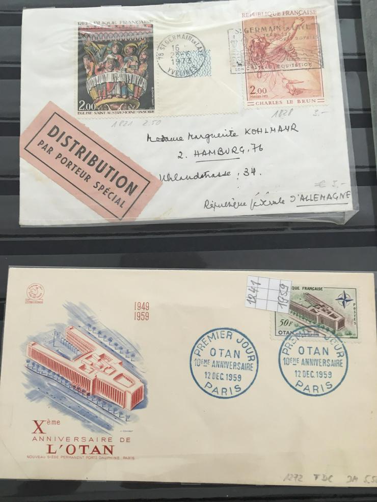 FRANKREICH ab Klassik Briefmarkenalbum mit Marken und Belegen. - Europa - Bild 10