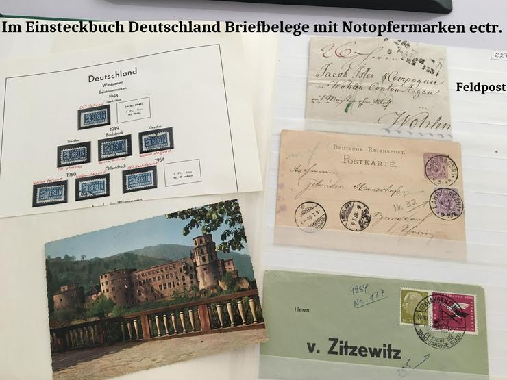 Bild 1: Deutschland ab 1950 Briefe, Belege, mit Notopfermarken, siehe Bilder