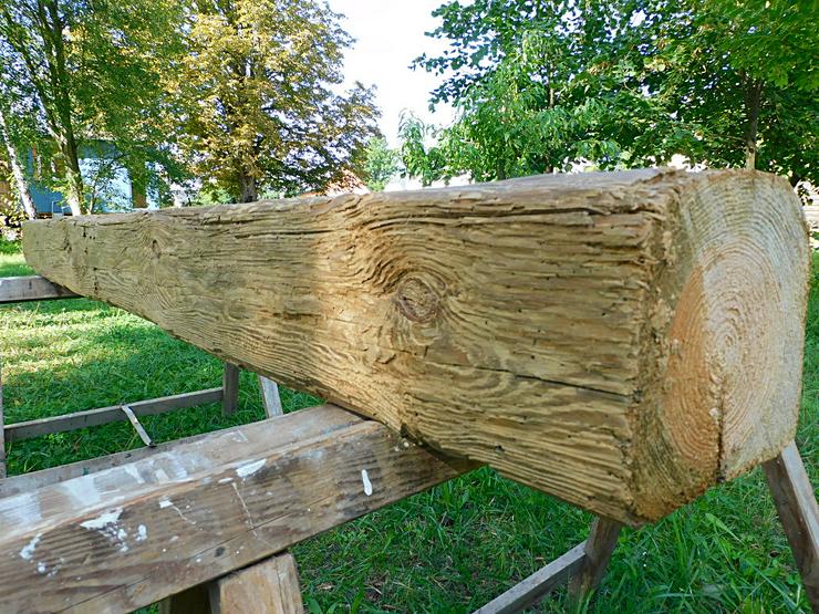 Bild 10:  Alte Deko Fachwerk Dachstuhl Scheunen Holz Balken Fichte Kiefer vintage Landhaus shabby chic