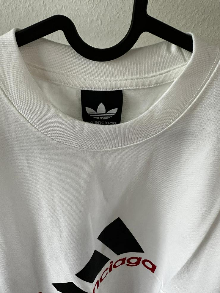 Bild 2: Balenciaga x Adidas Logo-Print T-Shirt weiss NEU & OVP S-XXL