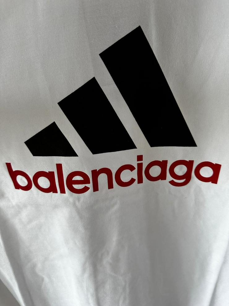 Bild 6: Balenciaga x Adidas Logo-Print T-Shirt weiss NEU & OVP S-XXL