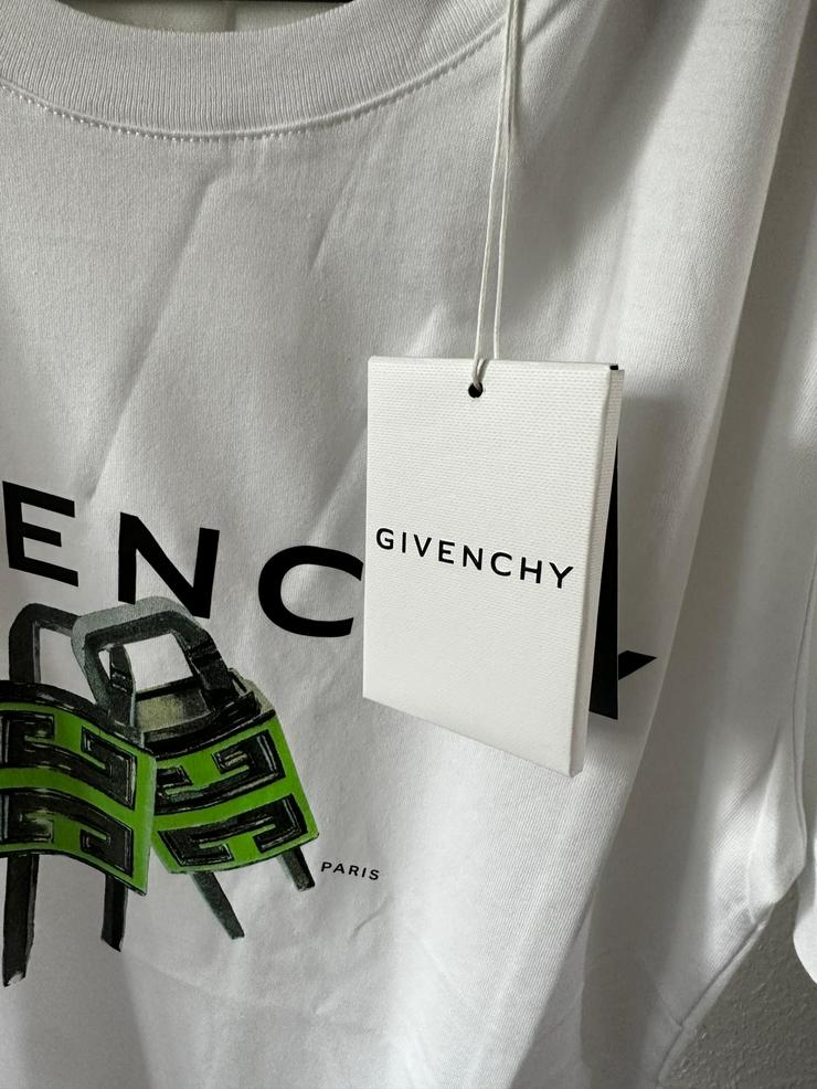 Bild 5: Givenchy 4G Padlock cotton jersey T-shirt NEU & OVP Gr.S-XXL