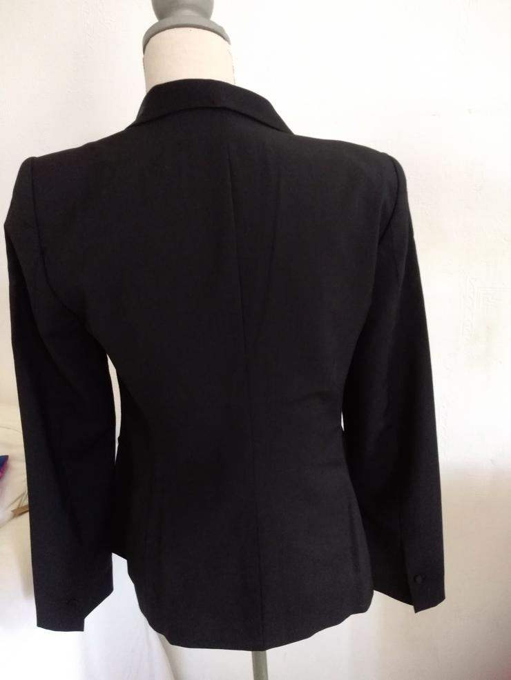 Bild 2: Smoking-Blazer schwarz Zara