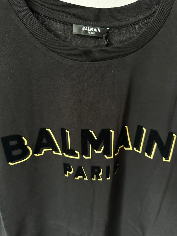 Balmain logo-patch T-shirt schwarz NEW Season NEU & OVP  Gr.S-XXL - Größen 56-58 / XL - Bild 5