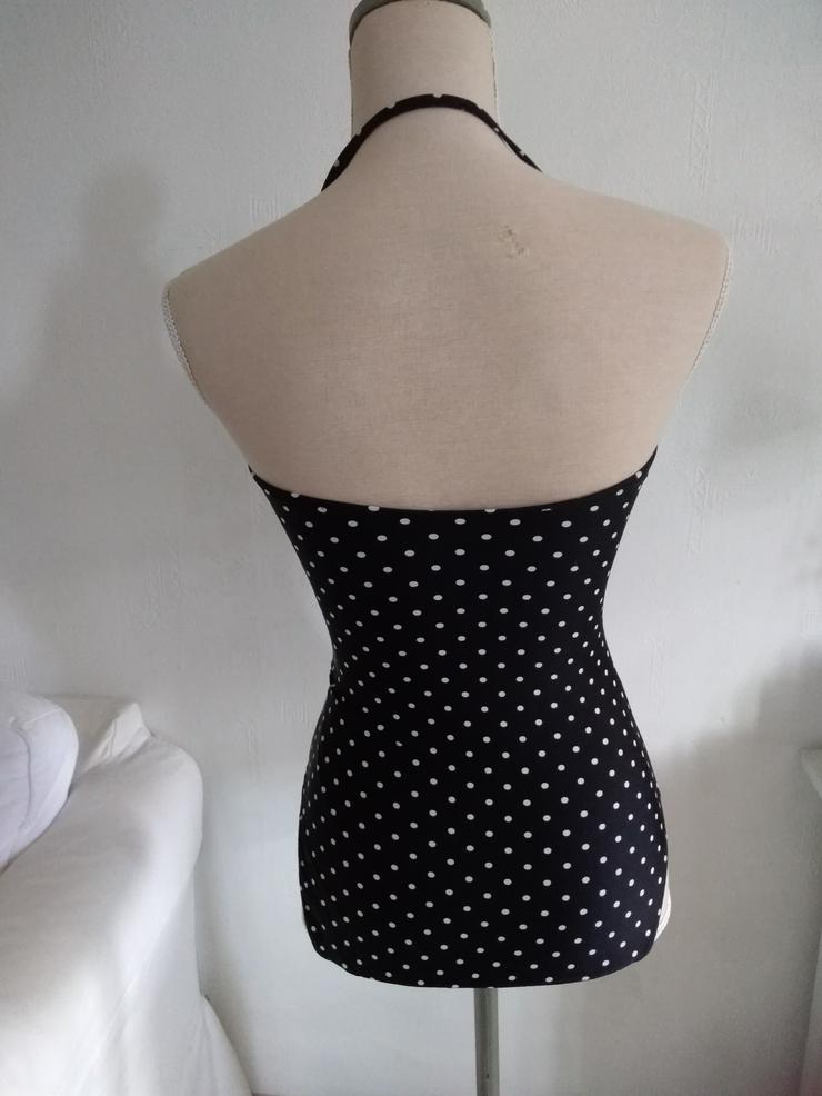 Badeanzug mit Polka-Dots NEU! - Cup B / 40-42 / M - Bild 4