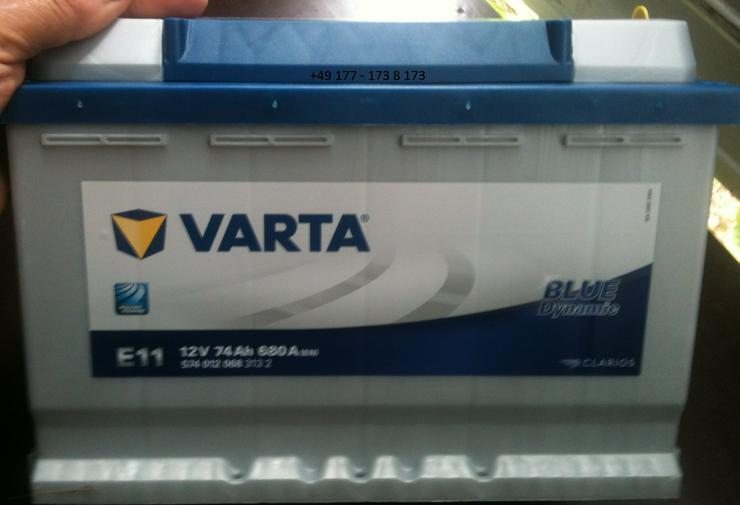 BATTERIE VARTA 12V 74Ah 680A    noch Nie benutzt nur für Fotos ausgepackt... - Bremsen, Radantrieb & Zubehör - Bild 2