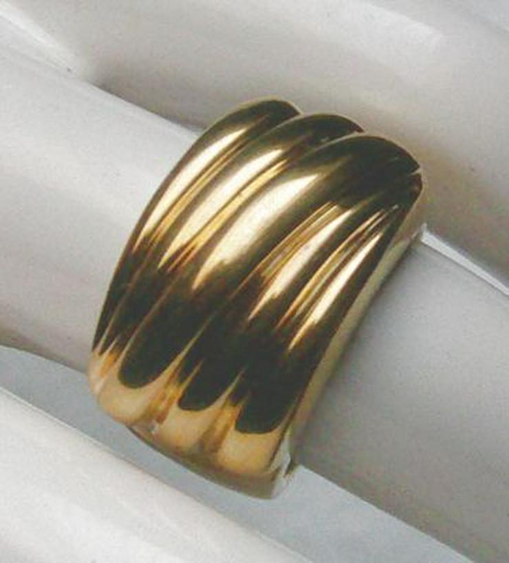 Silberschmuck, Ring 925 Silber, vergoldet - Ringe - Bild 5