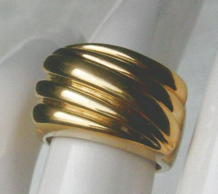 Silberschmuck, Ring 925 Silber, vergoldet - Ringe - Bild 3