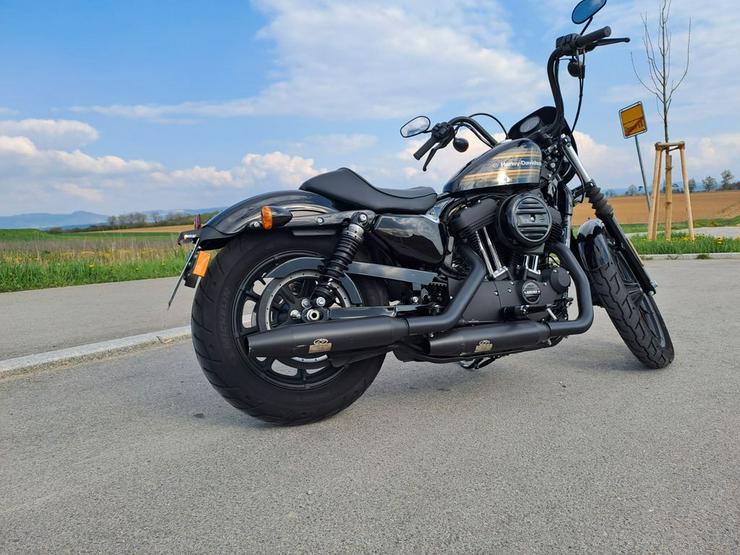 Harley Davidson 1200 IRON mit Jekill & Hide Klappenauspuff - TOP ZUSTAND - Chopper - Bild 3