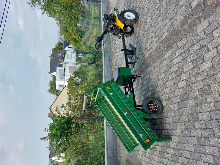 Einachser mit Anhänger