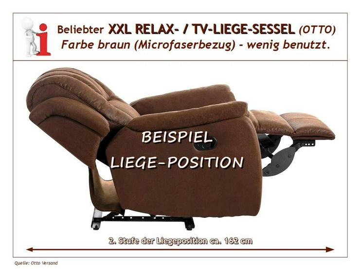 Beliebter RELAX-SESSEL & LIEGE-SESSEL 'Markus' (OTTO), sehr gepflegt, wenig benutzt - Sofas & Sitzmöbel - Bild 1