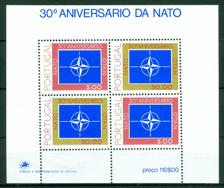 Portugal Block 26 postfrisch Nr. 1439-40 ohne Falz wie auf dem Bild zu sehen - Europa - Bild 1