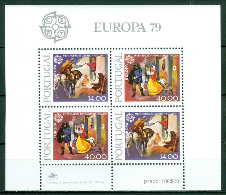 Portugal Block 27 postfrisch Nr. 1441 - 1442  ohne Falz wie auf dem Bild zu sehen