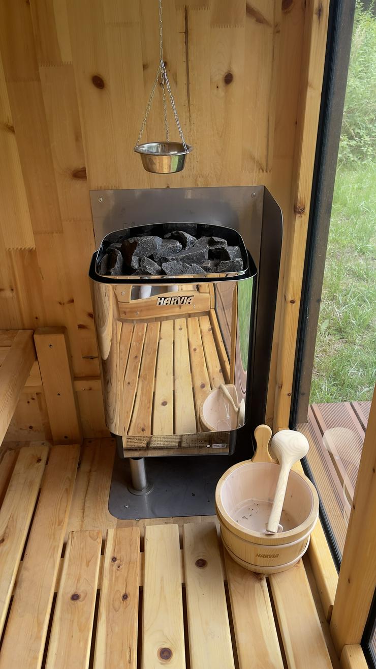 Bild 9: GartenSauna HORIZONT Outdoor Saunahaus mit Ruhe Raum nach Maß