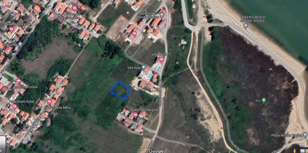 Bild 11: Baugrundstück, 575m2, Nin, Ninske Vodice, Kroatien, 180 m vom Meer entfernt, 2. Reihe