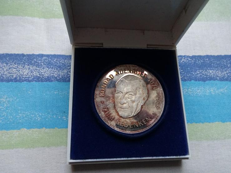 Medaille Konrad Adenauer 1967 - Deutsche Mark - Bild 1