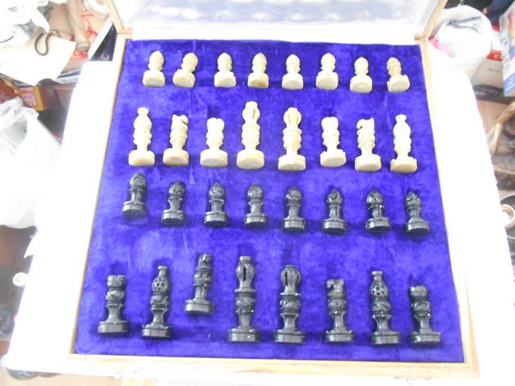 Schach aus Edelstein - Spielwaren - Bild 2