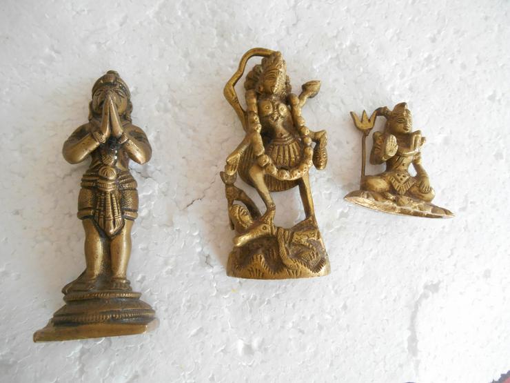 Bild 4: Pooja Figuren.....hl.Kuh..Shiva...Hanuman...Ganesha.....