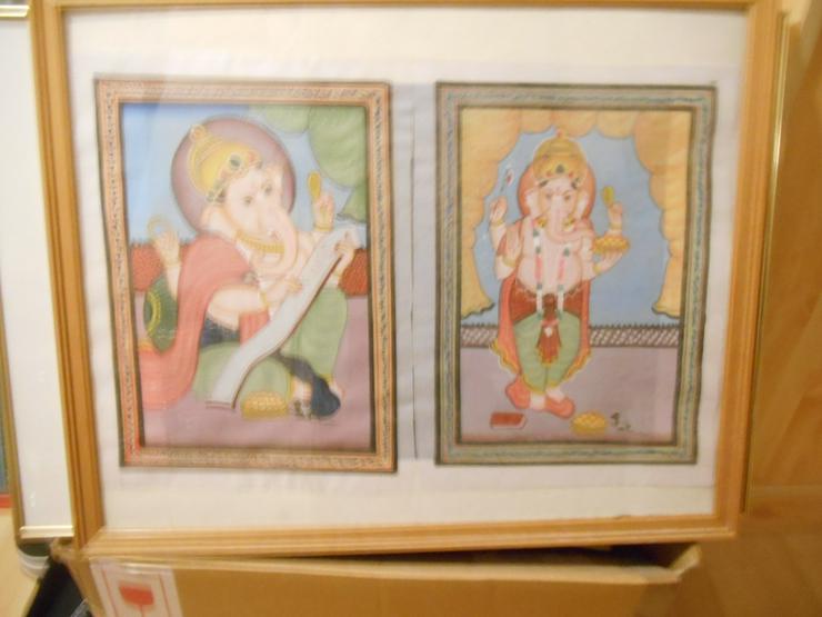 Seidenmalerei......Ganesha.....Krishna....... - Weitere - Bild 1