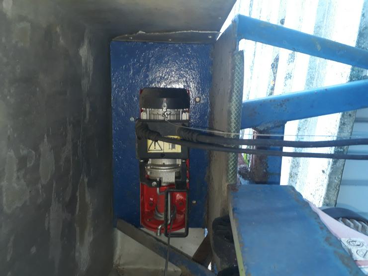 Motorseilwinde auf Stahlträgergestell - Werkstatteinrichtung - Bild 3