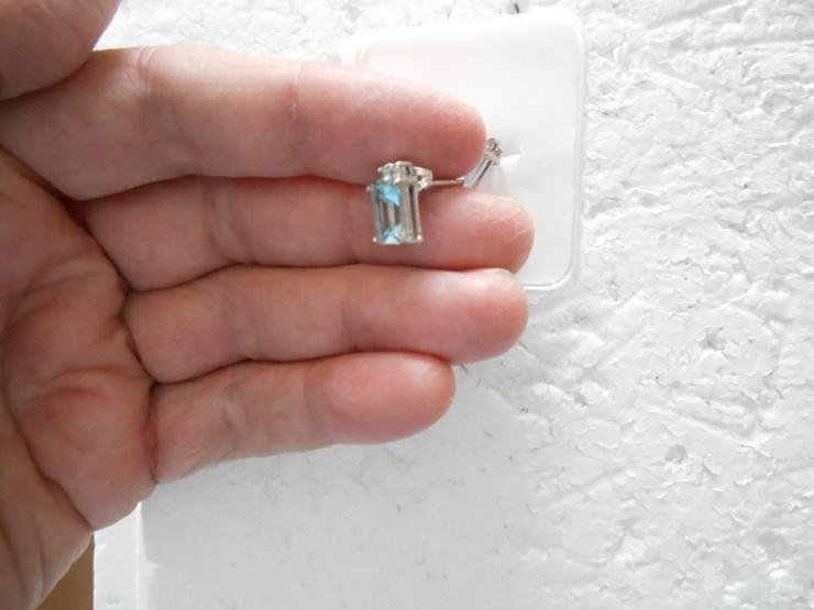 Bild 4: Moissanit-Diamant.......blue Topas