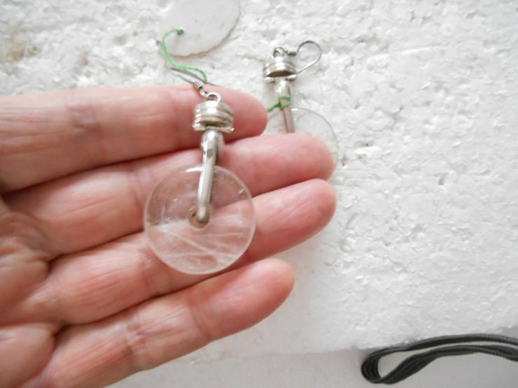 Bild 2: Designer Bergkristall-Ohrhänger und Ring