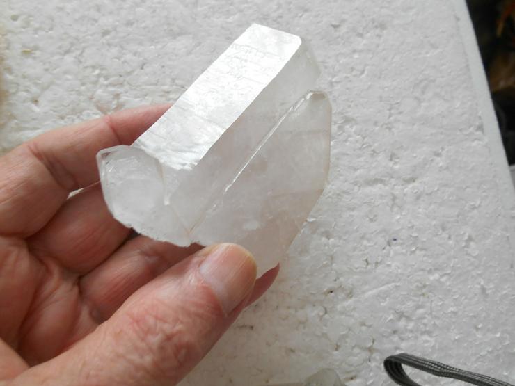 Bild 1: Bergkristall.....Calcit.