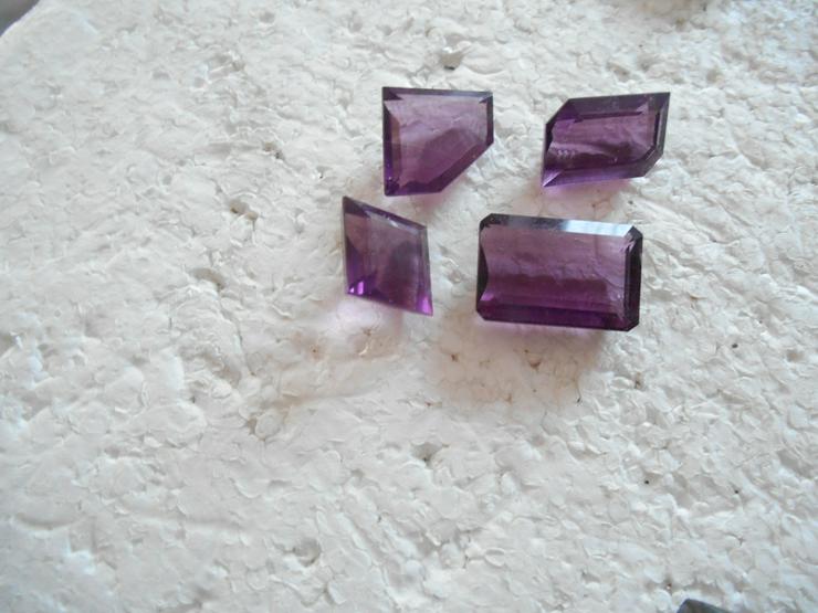 Bild 8: Amethyst- Rose....Ametyst-Steine.