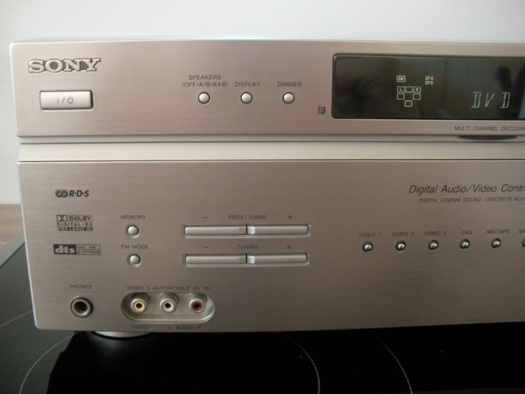Bild 3: Heimkinosystem von Sony mit DvD Player 5,1 Boxen mit FB, + DVD  Player Sony.