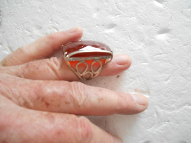 Karneol-Halskette...Ring - Schmuck - Bild 6