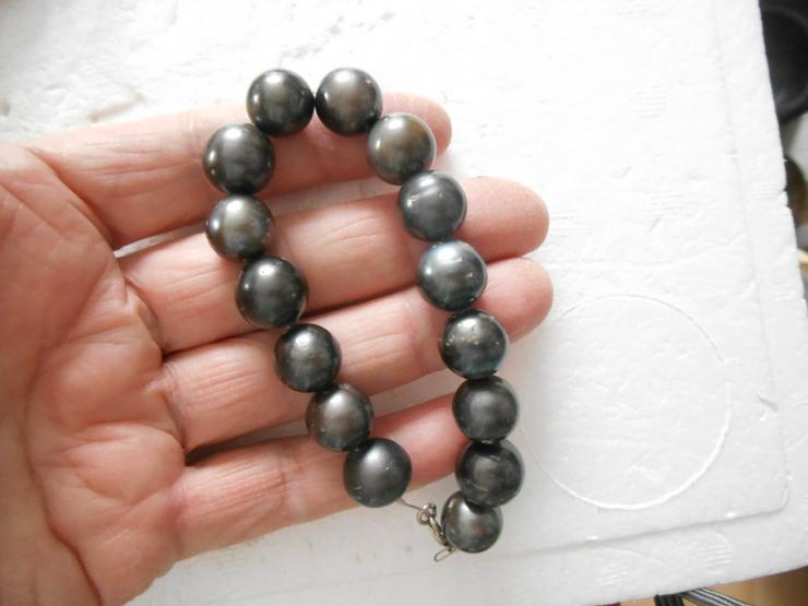 schwarze Perlen aus Tahiti - Armbänder & Armreifen - Bild 2