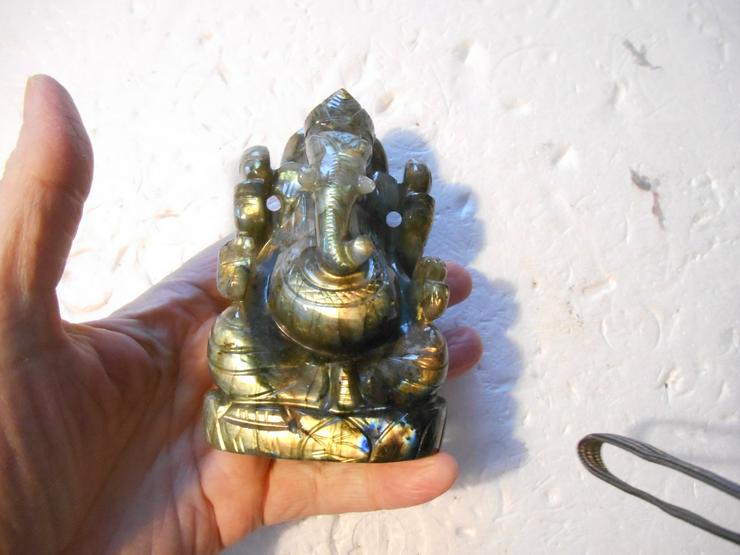 Bild 7: Labradorit-Elefant............Ganesha.......................