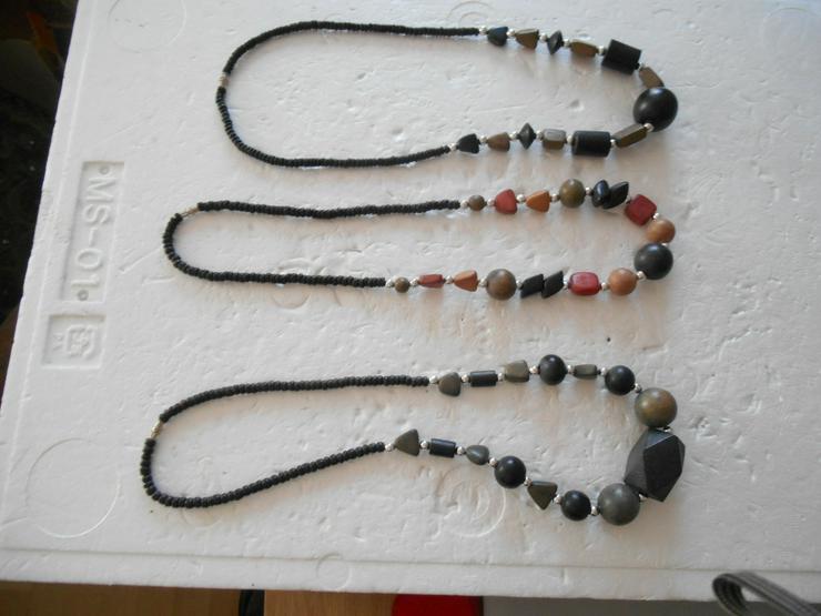 Halsketten aus Holz - Halsketten & Colliers - Bild 3